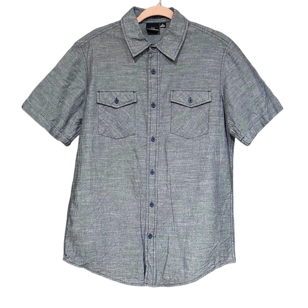 Burnside Chambray Button Up‎ Shirt